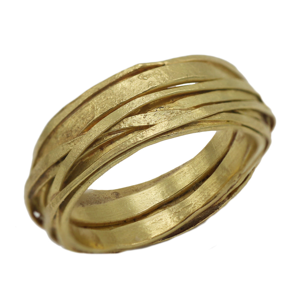 Outlet Shimara Carlow 18ct Yellow Gold Wrap Ring