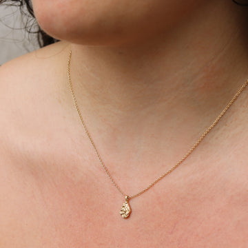 9ct Fairtrade Gold Mini Molten Pendant