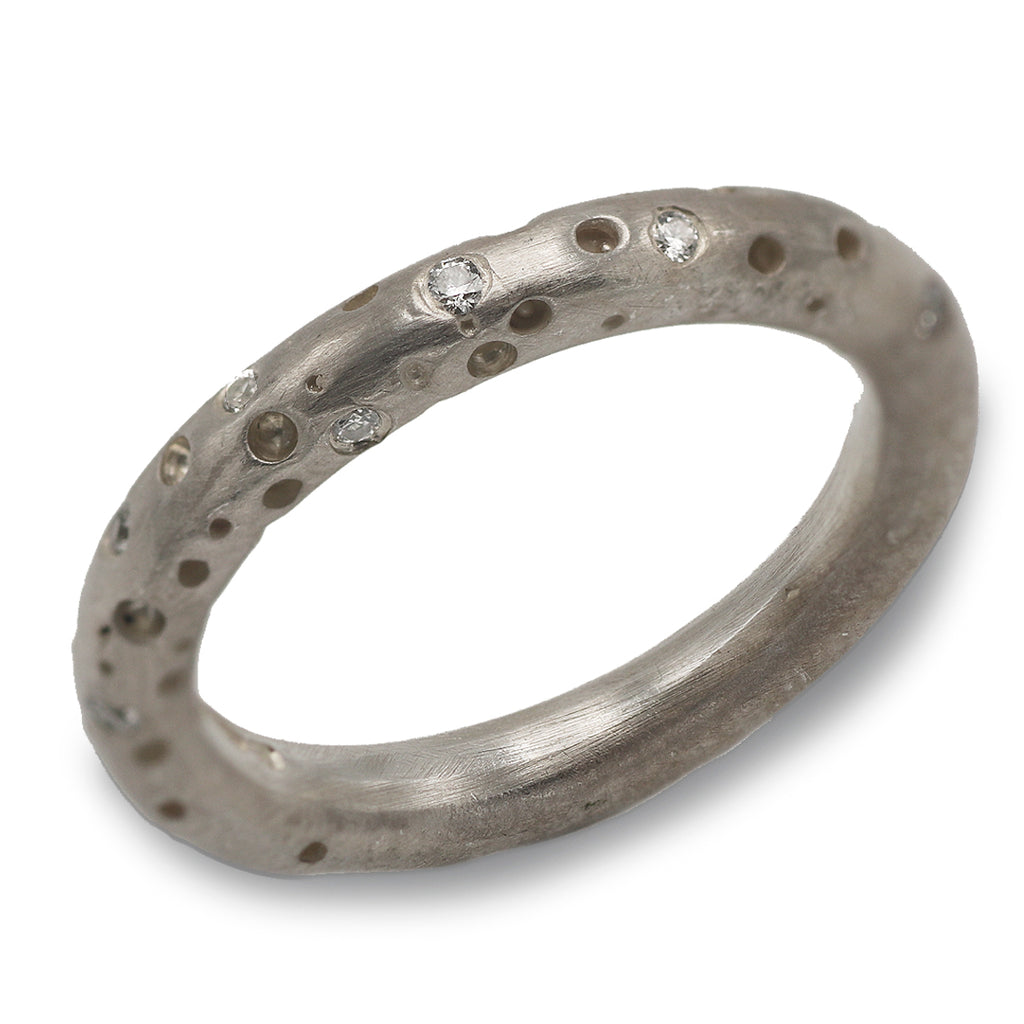 Outlet Kate Smith Silver and Diamond Eternity Ring