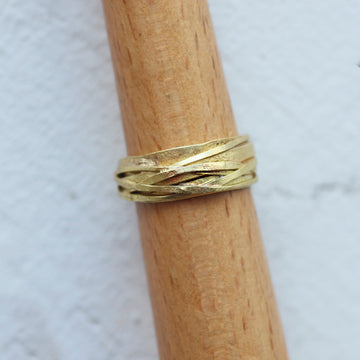 Outlet Shimara Carlow 18ct Yellow Gold Wrap Ring