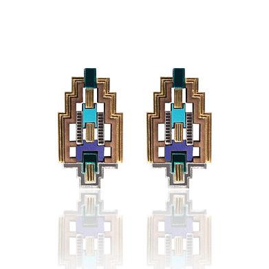 Chalk Jewellery Akkla Earrings in Jade