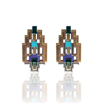 Chalk Jewellery Akkla Earrings in Jade