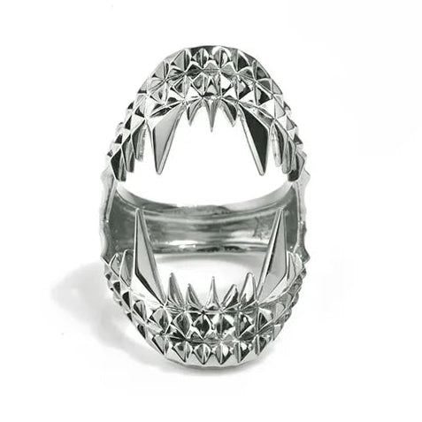 Kasun London Vampire Bite Ring Silver