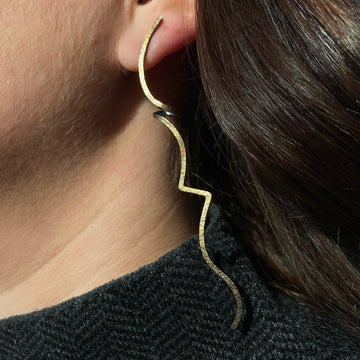 Rachael Plassard Deco Long Earrings