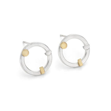 Olivia Jane Geo Shape Silver Studs