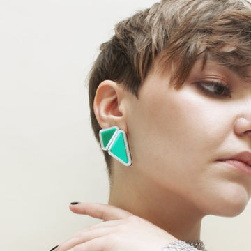 Chalk Jewellery Rizu Earrings in Oasis