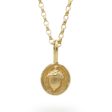 Lucy Stopes-Roe Gold Acorn Pendant