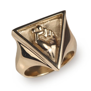 Laik Ecola Yellow Gold Queer Power Ring