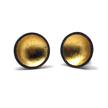 Jenifer Wall - Yellow Gold Cup Ear Studs