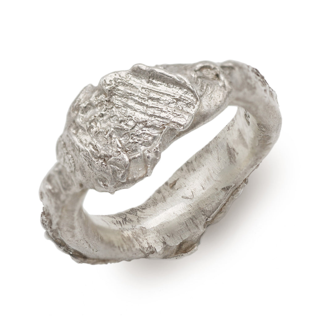 Ania Wawrzkowicz Silver Sand Forms Ring