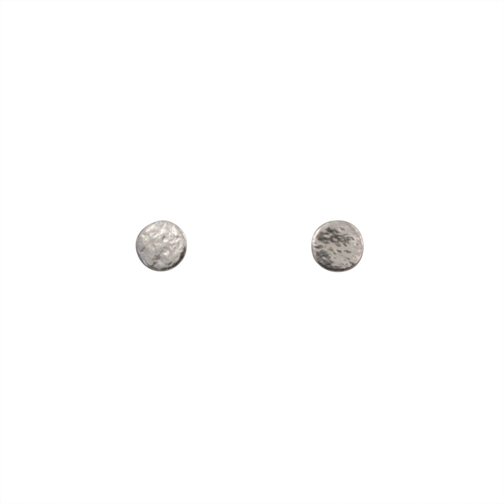 Cara Tonkin Paillette Silver Small Stud Earrings