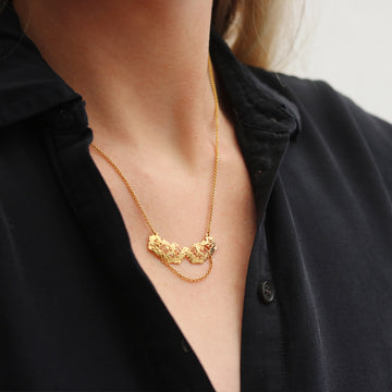 Aurum Gold Plate Erika Necklace