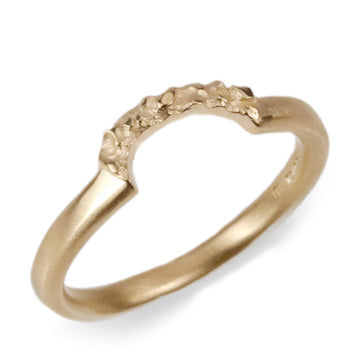 Bespoke - 18ct Yellow Gold Fitted Molten Ring