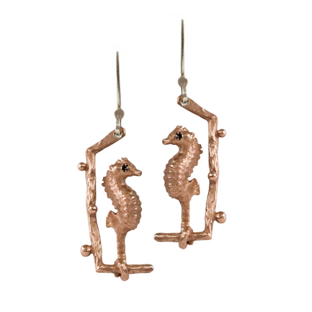 Outlet Rie Taniguchi Seahorse Earrings