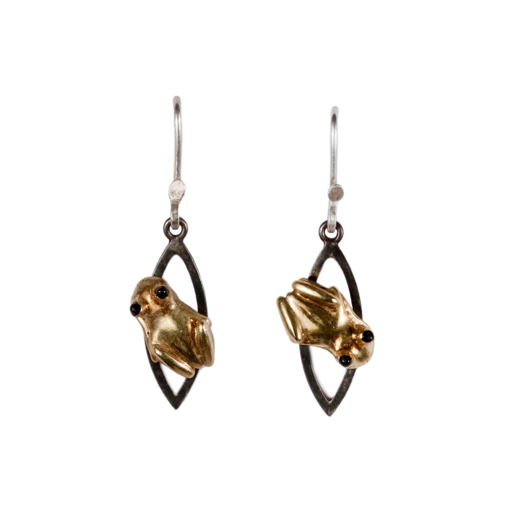 Outlet Rie Taniguchi Lanky Frog Earrings