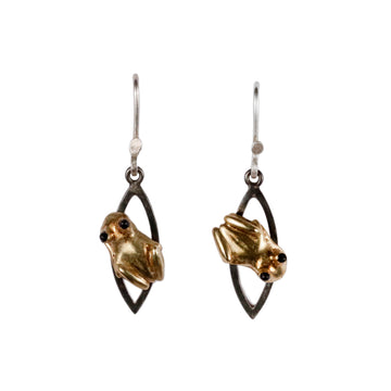 Outlet Rie Taniguchi Lanky Frog Earrings